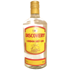 Discovery Gin London Dry 37,5% Vol., Karton zu 6 Flaschen x 70 cl Discovery Gin London Dry 37,5% Vol., Karton zu 6 Flaschen x 70 cl