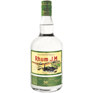 J. M Rhum Agricole Blanc 50% Vol., Karton zu 6 Flaschen x 70 cl