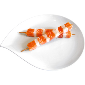 Quality Fischspiessli mit Lachs / Heilbutt, 10 x ca. 150 g Quality Fischspiessli mit Lachs / Heilbutt, 10 x ca. 150 g