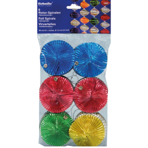 Riethmüller Rotorspirale, 60 cm, farbig, Pack zu 6 Stück Riethmüller Rotorspirale, 60 cm, farbig, Pack zu 6 Stück