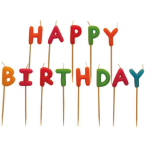 Riethmüller Kerzenset, Happy Birthday, bunt, Pack zu 13 Stück Riethmüller Kerzenset, Happy Birthday, bunt, Pack zu 13 Stück