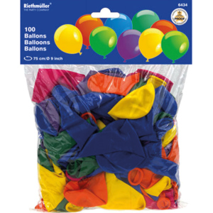 Amscan Latexballons, assortiert, 18 cm/7", Pack zu 100 Stück Amscan Latexballons, assortiert, 18 cm/7", Pack zu 100 Stück