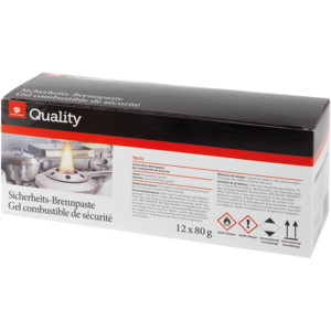 Quality Brennpaste Gobelet 80 g, Pack zu 12 x 80 g