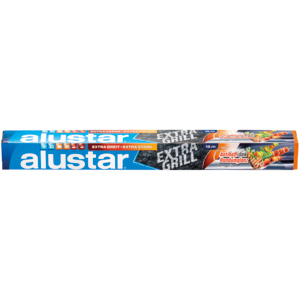 Alustar Aluminiumfolie Jumbo 45 cm x 15 m x 18 µm Pack zu 6 Stück