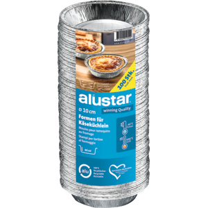 Alustar Alu Förmchen 10,5 cm Pack zu 100 Stück Alustar Alu Förmchen 10,5 cm Pack zu 100 Stück