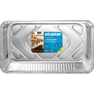 Alustar Alu Schale GN 1/1 Pack zu 3 Stück