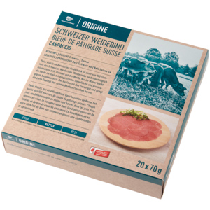 Origine Weiderind Carpaccio, tiefgekühlt, 20 x 70 g