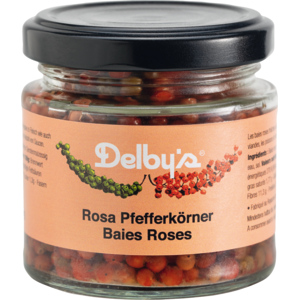Delby's Pfefferkörner rosa in Essig, 3 x 105 g