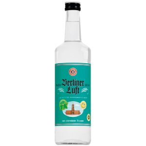 Berliner Luft Pfefferminzlikör 18% Vol., Karton zu 6 Flaschen x 70 cl Berliner Luft Pfefferminzlikör 18% Vol., Karton zu 6 Flaschen x 70 cl