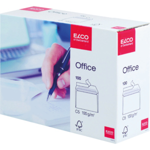 Elco Kuvert C5 weiss Pack zu 100 Stück