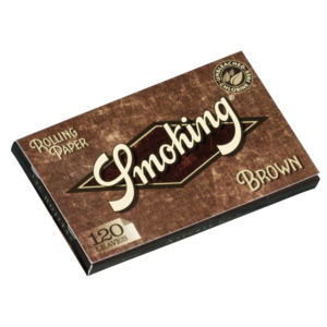 Smoking Brown Zigarettenpapier Double Window, Pack zu 25 Stück Smoking Brown Zigarettenpapier Double Window, Pack zu 25 Stück