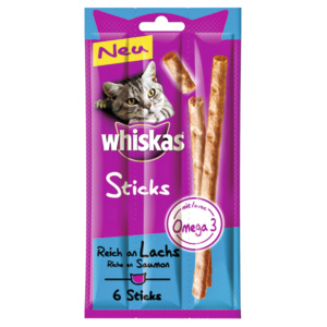 Whiskas Sticks Lachs, 14 x 6 x 6 g
