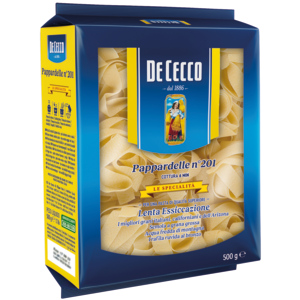 De Cecco Pappardelle n° 201, 8 x 500 g De Cecco Pappardelle n° 201, 8 x 500 g