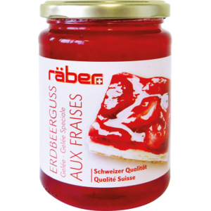 Räber Erdbeerguss Gelée, 450 g