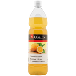 Quality Zitronensirup, Pack zu 6 Flaschen x 1 l