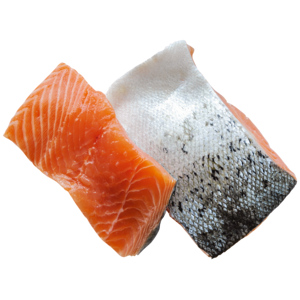 Quality GGAP Lachs Medaillon, mit Haut, grätenarm, ca. 130 - 160 g, ca. 600 g