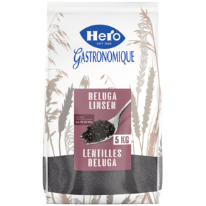 Hero Beluga Linsen schwarz, 2 x 5 kg Hero Beluga Linsen schwarz, 2 x 5 kg