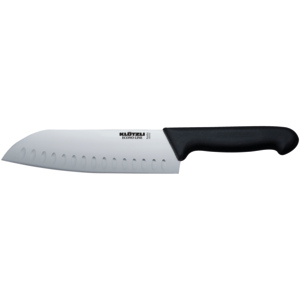 Klötzli Econo Santokumesser, mit Kullen, mit Kunststoffgriff, 17 cm