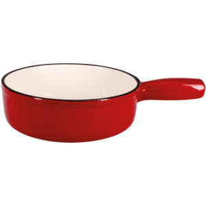 Fondue Caquelon Ø 16 cm Guss rot Fondue Caquelon Ø 16 cm Guss rot