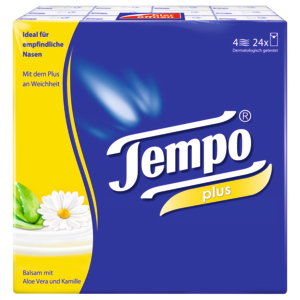 Tempo Taschentücher Aloe Vera, 24 x 9 St Tempo Taschentücher Aloe Vera, 24 x 9 St