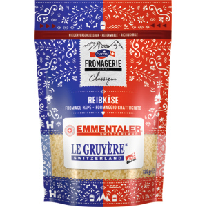 Emmi Gruyère & Emmentaler, gerieben, 5 x 120 g