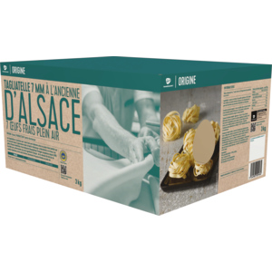 Origine Elsässer 7-Eier Tagliatelle 7mm, 3 kg Origine Elsässer 7-Eier Tagliatelle 7mm, 3 kg