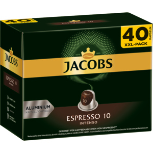Jacobs Espresso 10, Intenso, Big Pack Kapseln, 40 Stück Jacobs Espresso 10, Intenso, Big Pack Kapseln, 40 Stück