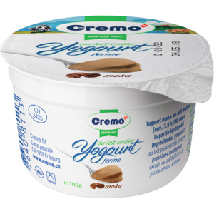 Cremo Joghurt Mocca, stichfest, 10 x 100 g Cremo Joghurt Mocca, stichfest, 10 x 100 g