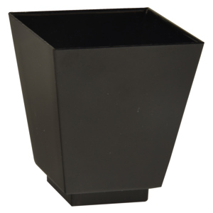 Papstar Fingerfood Schalen eckig 4,5 x 4,5 x 5 cm schwarz Pack zu 50 Stück