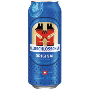 Feldschlösschen Original, Pack zu 24 Dosen x 50 cl