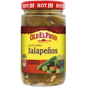 Old el Paso Jalapenos Scheiben, Karton zu 12 x 215g Old el Paso Jalapenos Scheiben, Karton zu 12 x 215g