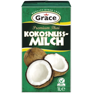 Grace Premium Thai Kokosnussmilch, 12 x 1 l Grace Premium Thai Kokosnussmilch, 12 x 1 l