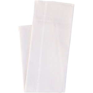 Servicetuch Halbleinen 47 x 60 cm weiss Pack zu 6 Stück