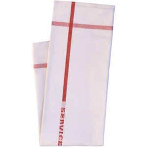 Servicetuch Halbleinen 47 x 60 cm rot Pack zu 6 Stück Servicetuch Halbleinen 47 x 60 cm rot Pack zu 6 Stück
