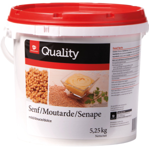Quality Senf mild, 5,25 kg Quality Senf mild, 5,25 kg