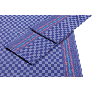 Küchentuch Halbleinen 48 x 85 cm blau kariert Küchentuch Halbleinen 48 x 85 cm blau kariert