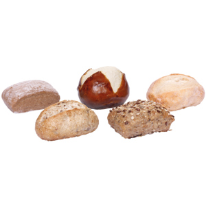 Hug Kleinbrötchen, assortiert, tiefgekühlt, 100 x 30 g