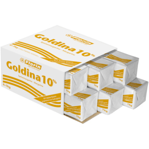 Florin Goldina, Margarine mit 10% Butter, 6 x 1 kg Florin Goldina, Margarine mit 10% Butter, 6 x 1 kg