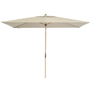 Doppler Sonnenschirm Alu Wood, natur, 300 x 200 cm, Gestell aus Aluminium, mit Kurbel, LSF50+, UV 80 Doppler Sonnenschirm Alu Wood, natur, 300 x 200 cm, Gestell aus Aluminium, mit Kurbel, LSF50+, UV 80