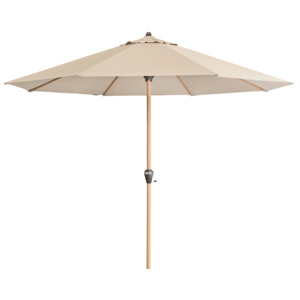 Doppler Sonnenschirm Alu Wood, natur, Ø 350 cm, Gestell aus Aluminium, mit Kurbel, LSF 50+, UV 80 Doppler Sonnenschirm Alu Wood, natur, Ø 350 cm, Gestell aus Aluminium, mit Kurbel, LSF 50+, UV 80