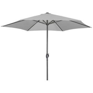 Derby Sonnenschirm Basic Lift Neo, hellgrau, Ø 300 cm, Gestell aus Aluminium, mit Kurbel, LSF 50+ Derby Sonnenschirm Basic Lift Neo, hellgrau, Ø 300 cm, Gestell aus Aluminium, mit Kurbel, LSF 50+