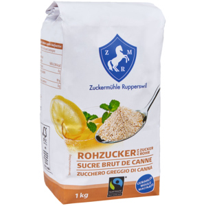 Fairtrade, Max Havelaar, Zucchero greggio di canna macinato, 10 x 1 kg