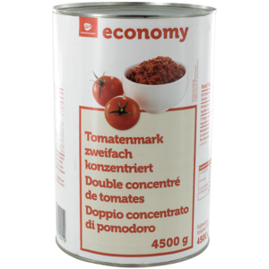 Economy Tomatenmark zweifach konzentriert, 4,5 kg Economy Tomatenmark zweifach konzentriert, 4,5 kg