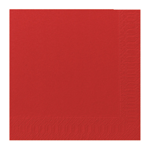Duni Servietten, 1/4 Falz, 3-lagig, 40 x 40 cm, rot, 250 St