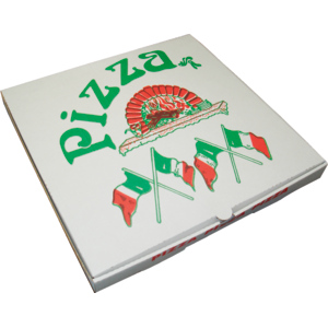 Pizzakarton Francia, 33 x 33 x 4 cm, Pack zu 100 Stück Pizzakarton Francia, 33 x 33 x 4 cm, Pack zu 100 Stück