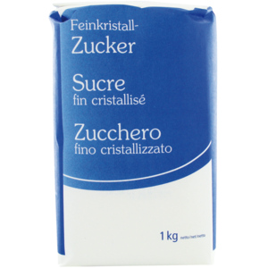 Zucchero fino cristallizzato, 10 x 1 kg