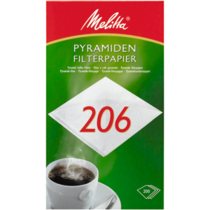 Melitta Pyramidenfilter 206, Pack zu 200 Stück Melitta Pyramidenfilter 206, Pack zu 200 Stück