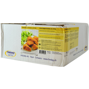 Fredag Chicken Nuggets Premium, vorfrittiert, tiefgekühlt, Brasilien, 20-30 g, 1 kg