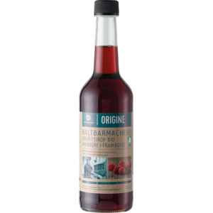 Origine Haltbarmacherei Himbeeren Bio Sirup, Flasche zu 50 cl Origine Haltbarmacherei Himbeeren Bio Sirup, Flasche zu 50 cl