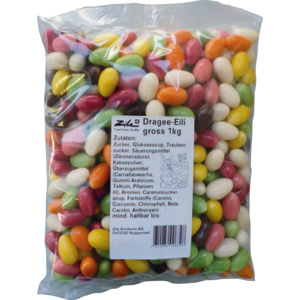 Zile Zuckereili gross, Beutel zu 1 kg